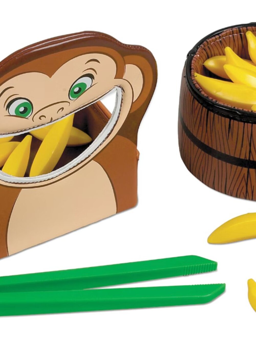 Lakeshore Feed the Monkey Fine Motor Game - Orange